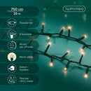 Kaemingk | Festone di Luci Twinkle 750 Led - Luce Bianca Calda per esterni