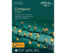 Kaemingk | Festone di Luci Twinkle 2000 Led - Luce Calda Classica per esterni