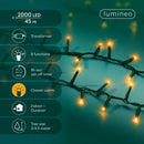 Kaemingk | Festone di Luci Twinkle 2000 Led - Luce Calda Classica per esterni