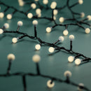 Kaemingk | Festone di Luci Twinkle Cherry 500 LED - Luce Calda Bianca per esterni