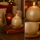 EDG Enzo De Gasperi | Candela Sfera Natalizia Rustic