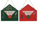 Kaemingk | Lettera per Babbo Natale in Legno Decorativo