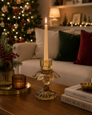 EDG Enzo De Gasperi | Portacandela con Fiore Natalizia