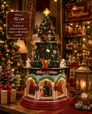 Timstor | Albero di Natale Animato con Scene Danzanti e Led