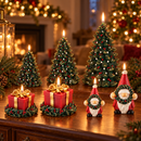L'Oca Nera | Candele Natale - Scintille di Meraviglia - 7 Decori
