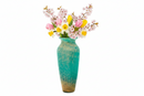 Fade Maison | Vaso Turchese in Vetro H 38 cm