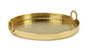 Fade Maison | Vassoio Rotondo Shine in Metallo