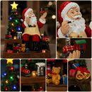 Timstor | Villagio Babbo Natale Animato con Led