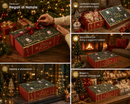 Timstor | Scatola Regalo Babbo Natale
