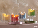 EDG Enzo De Gasperi |  Set 3 pz candela LED stile soffio Natale