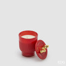 EDG Enzo De Gasperi | Candela profumata a fiocco con vaso in ceramica
