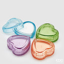 EDG Enzo De Gasperi | Candela Cuore in Vetro H 4 cm Ø 9 cm - 4 Colori