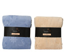 Kaemingk | Coperta Natalizia con Renne e Fiocchi di Neve