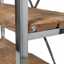 Libreria Madera in legno riciclato con Struttura Metallo