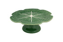 Bordallo - Pinheiro Alzata in ceramica Ø 31 cm.| Couve - Verde