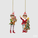 Enzo De Gasperi Decoro Elfo con Biscotto Natale 2025