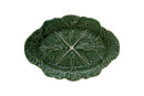 Bordallo - Pinheiro Piatto da portata Ovale in ceramica | Couve Verde - Beige