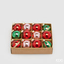 EDG Enzo De Gasperi | Set 12 pz palle decorative in vetro Natale 2025