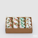 EDG Enzo De Gasperi | Set 12 pz palle decorative in vetro Natale 2025