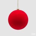 EDG Enzo De Gasperi | Set Addobbo Palla in Velluto con scatola in PVC
