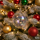 EDG Enzo De Gasperi | Palla decorativa in vetro in stile iride Natale 2026