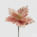 EDG Enzo De Gasperi Fiore artificiale Magnolia metal + Glit Pick Ø 24 cm.