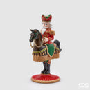 EDG Enzo De Gasperi | Portacandela Soldatino a Cavallo H 33 cm – 2 Colori