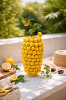 EDG Enzo De Gasperi Limone Rex con Ramo e Foglie H 63 cm