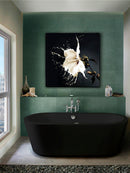 Schuller Splash Quadro Foto stampa su vetro temperato 📐100x100 cm.