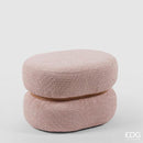 Pouf Boucle Ovale in Tessuto EDG Enzo De Gasperi