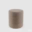 EDG Enzo De Gasperi | Pouf Tartan Cilindro