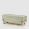 EDG Enzo De Gasperi | Panca Pouf Contenitore in Velluto 120 cm – 4 Colori