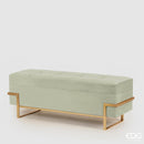 EDG Enzo De Gasperi | Panca Pouf Contenitore in Velluto 120 cm – 4 Colori