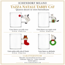 Ichendorf Milano | Tazza Natale con decoro Tabby Cat -4 Decori