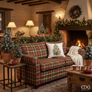 EDG Enzo De Gasperi | Cuscino con albero di Natale in tessuto Natale