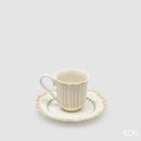 EDG Enzo De Gasperi | Set 6 pz Tazzine caffè Natalizie Caminetto
