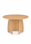 Ikone | Tavolo Moku in legno Ø 140 cm.