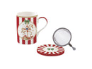 Easy Life | Box Set Tazza Mug 350 ml con infusore e coperchio Cozy Christmas