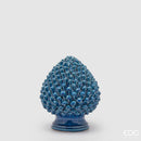 EDG Enzo De Gasperi Pigna decorativa in ceramica Blu, piccola