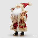 Enzo De Gasperi Babbo Natale con Orsetto in Poliestere Natale 2025