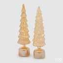 EDG Enzo De Gasperi | Pino Twist con LED e movimento in vetro H 35 cm / H 40,5 cm