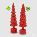 EDG Enzo De Gasperi | Pino Twist con LED e movimento in vetro H 35 cm / H 40,5 cm