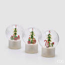 EDG Enzo De Gasperi | Decoro Sfera d'acqua Twist con Led e Movimento