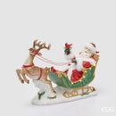 EDG Enzo De Gasperi | Decoro Babbo Natale con Slitta e Led