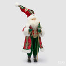 EDG Enzo De Gasperi | Decoro Babbo Natale con Bastone H H 98 cm.