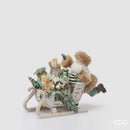 EDG Enzo De Gasperi | Decoro Babbo Natale con Slitta