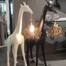Lampada polietilene Giraffa In Love XS Bianco QEEBOO