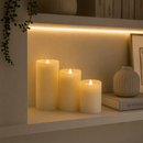 EDG Enzo De Gasperi |  Set 3 pz candela LED stile soffio Natale