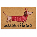 Simple Day | Zerbino Natalizio in Fibra di Cocco 45×75 cm – 3 Decori