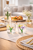 Ichendorf Milano | Bicchiere Botanica con Fiore in Vetro Borosilicato